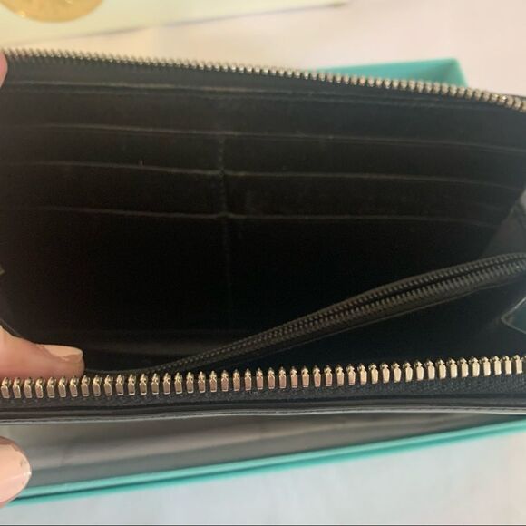 Tiffany & Co. Continental Zip Around Wallet Black - Picture 9 of 14